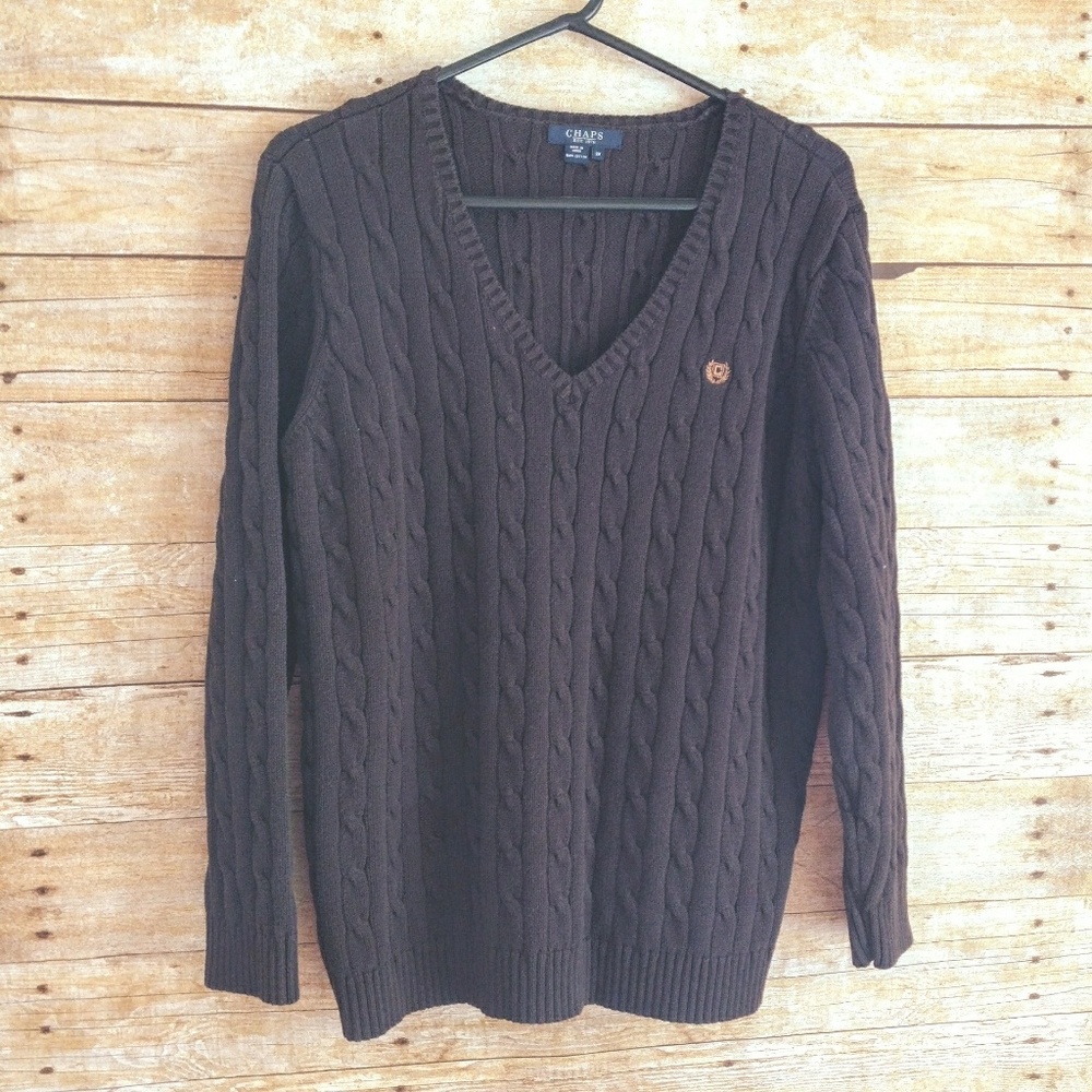 Chaps 2X Cotton Sweater
